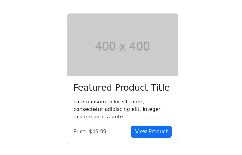 Featured Product Card