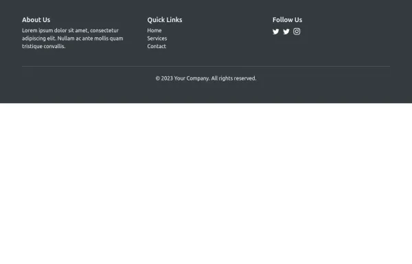 Footer