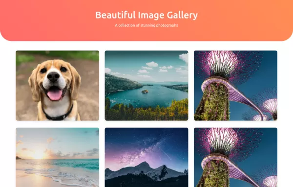 Image gallery in bootstrap