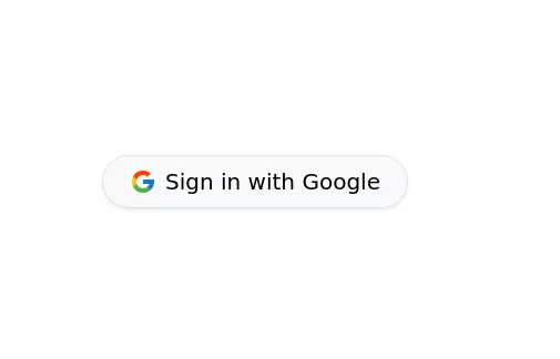 Login with google button bootstrap