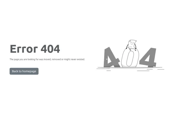 Modern 404 Error Page with Lottie Animation and Bootstrap Layout