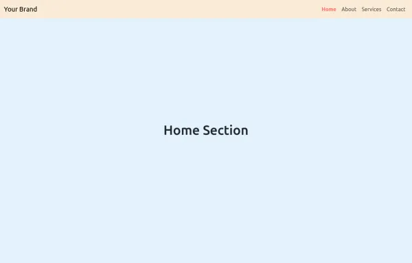 Navbar Scrollspy