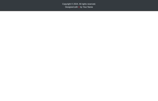 Simple Footer