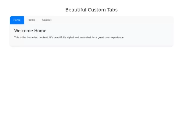 Tabs example