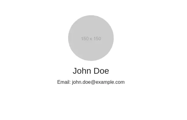 User Avatar Example
